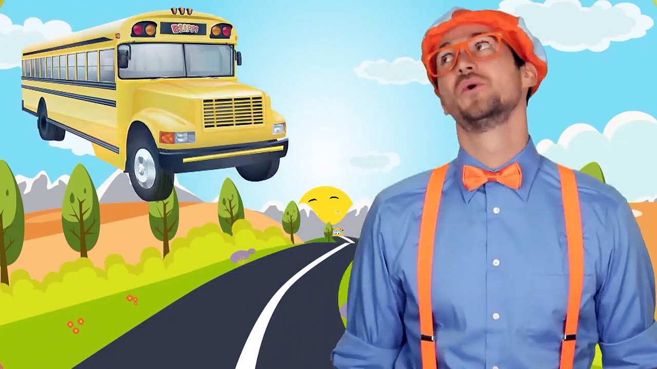 School Bus Toy with Blippi _ Wheels On The Bus Songv6 video Dailymotion