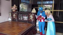 Frozen Elsa vs Spiderman At School Joker Pranks & Catwomen Superheroes classes in real lif