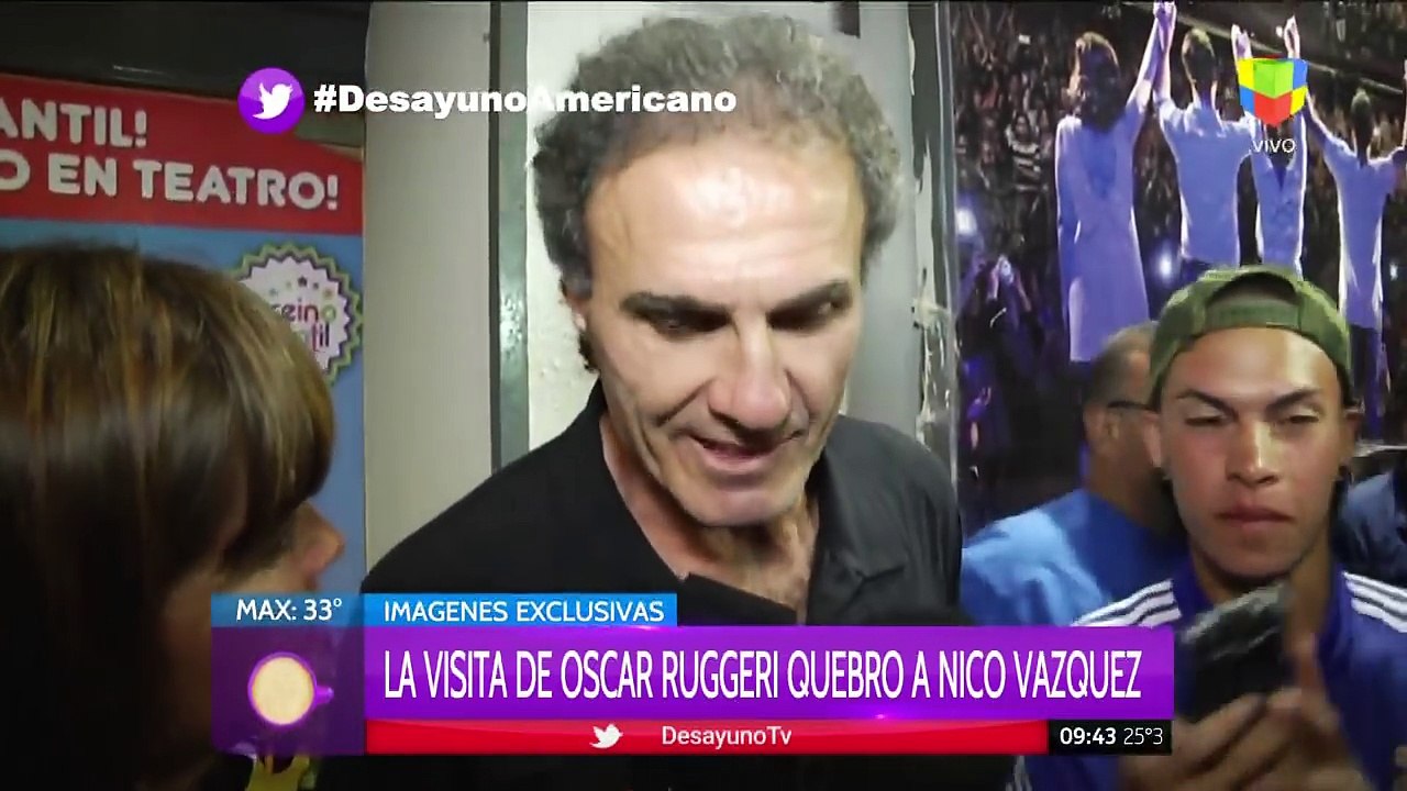 El gesto de Nico Vázquez con Ruggeri: "Gracias por haber querido a Santiago como a un hijo"