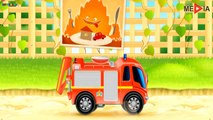 fire truck cartoons for children, Firetrucks rescue, car cartoons for kids, videos for children-7a