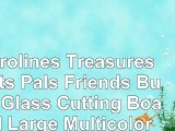 Carolines Treasures Cats Pals Friends Buds Glass Cutting Board Large Multicolor