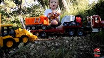GARBAGE TRUCK VIDEOS For Children l Trash Truck, Bruder Mack Tractor Trailer l Garbage Trucks Rule-Wx-yM6K9