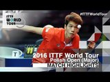 2016 Polish Open Highlights: Ho Kwan Kit vs Alexandre Robinot (U21-1/4)