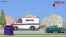 Mail Lastwagen cartoon für kinder, zeichentrickfilme für kleinkinder, lehrreicher zeichentrickfilm-t