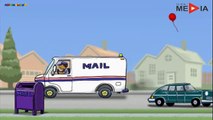 Mail Lastwagen cartoon für kinder, zeichentrickfilme für kleinkinder, lehrreicher zeichentrickfilm-tz1