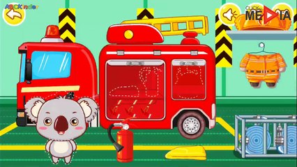 Download Video: Feuerwehrauto cartoons für kinder, Kleine Feuerwehrmann - Spiele für Kinder, firetruck for kids-7VY