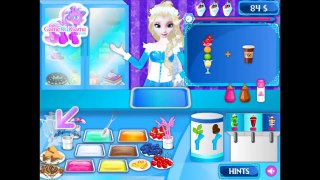 Frozen Games - Baby Elsa Cooking Homemade Icecream | Disney Frozen Movie Cartoon Game for