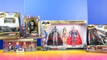 Huge Batman V Superman Collection Bobble Heads Bendable Action Figures Batmobile And Batwing-yih