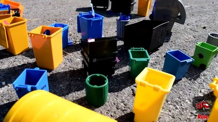 GARBAGE TRUCK Videos For Children l Kids Bruder Garbage Truck To The Rescue! l TOY TRUCK Videos Kids-AR3TMU