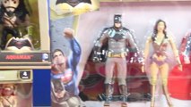 Huge Batman V Superman Collection Bobble Heads Bendable Action Figures Batmobile And Batwing-yihsK
