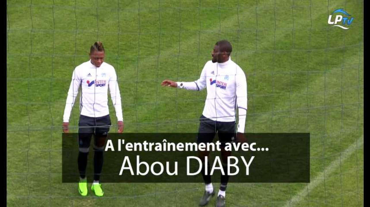 A l'entraînement avec... Abou Diaby !