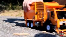 GARBAGE TRUCK Videos For Children l Kids Bruder Garbage Truck To The Rescue! l TOY TRUCK Videos Kids-AR3