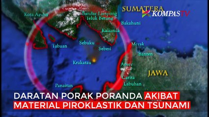 Begini Kondisi Bawah Laut Krakatau Akibat Erupsi