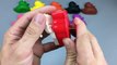 Play & Learn Colours with Playdough Ducks Clay Modelling Fun for Kids Zoo Animals Molds