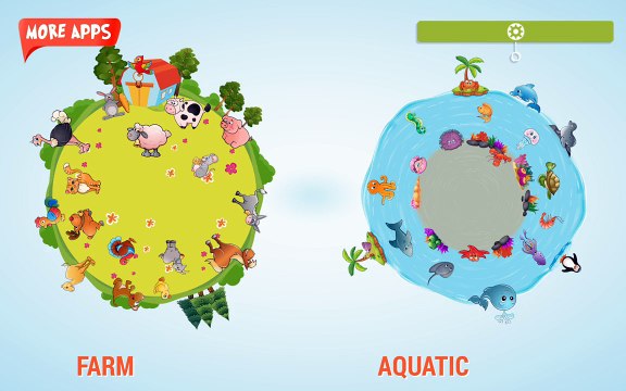 Kids Learn Sea Animals & Water Animals with Puzzles and Real Clips - Android Gameplay Vide