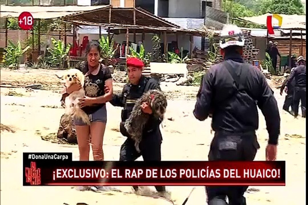 PNP y su mensaje de esperanza para todos los damnificados