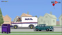 Mail Lastwagen cartoon für kinder, zeichentrickfilme für kleinkinder, lehrreicher zeichentrickfilm-tz1x