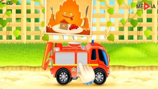 fire truck cartoons for children, Firetrucks rescue, car cartoons for kids, videos for children-7aUAG