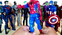 Marvel super heroes vs DC superheroes - Ronbin, Batman, Joker, Superman, Spiderman, Venom,