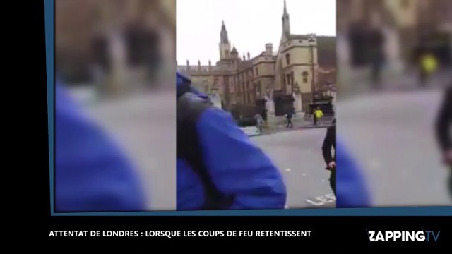 Attentat à Londres : Scène de panique lorsque les coups de feu retentissent
