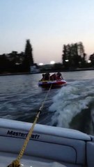 Bouée tractée au Yacht Club de Vichy