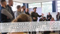 Claudio Capéo, à Toulouse, chante pour ceux qui galèrent