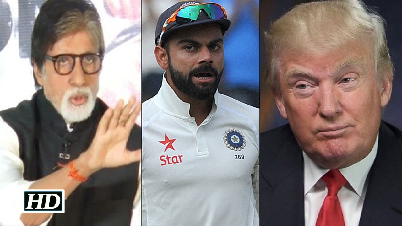 Kohli gets Big B's support on getting compared to Donald Trump