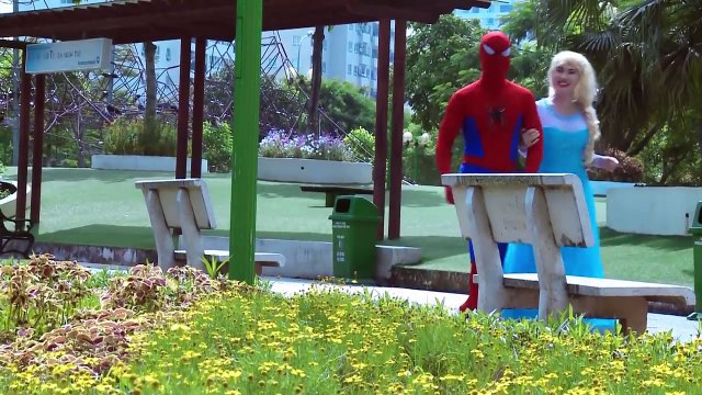 Spiderman vs Frozen Elsa Prank Challenge, Joker Poo and Fart Fun Superheroes Movie In real