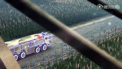 China attacking USA. CGI by Chinese