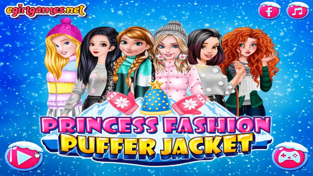 Princess Fashion Puffer Jacket - Disney Princess Dress Up Games for Kids –  Видео Dailymotion