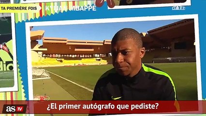 Sabe a quem Mbappé pediu o seu primeiro autógrafo?