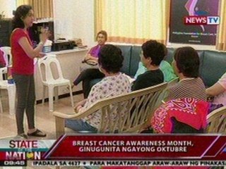SONA: Breast cancer awareness month, ginugunita ngayong Oktubre