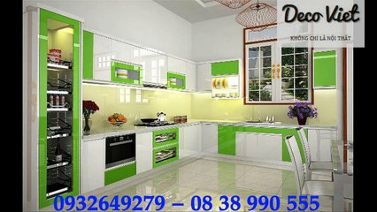 Tủ bếp gỗ công nghiệp giá rẻ