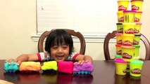 PLAY DOH THOMAS & FRIENDS GUESSING GAME! Guess the Engine Surprise Thomas the Engine learn