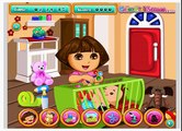 Dora The Babysitter Slacking - Dora The Explorer - Baby Caring Games