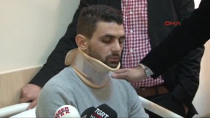 Hollanda'da Polisin Köpekle Yaraladığı Türk Tedavi Için Istanbul'da