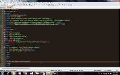 Lophocvitinh.COM***Tự học Bootstrap - Phần cơ bản - Bài 19 - Menu Collapse