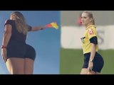 5 Most Beautiful Female Referees in football ● Beautiful Female referee super  perform  football