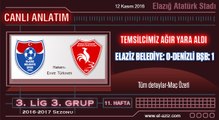 Elaziz Belediyespor 0-1 Denizli Büyükşehir Belediyespor özet