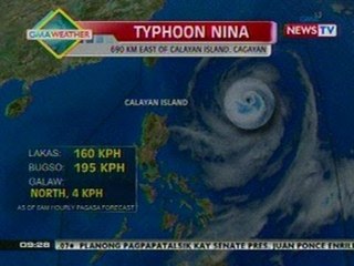 NTG: Weather update as of 9:28 a.m. (Oct. 12, 2012)