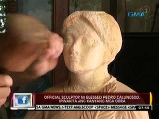 24 Oras: Official sculptor ni blessed pedro calungsod, ipinakita ang kanyang mga obra