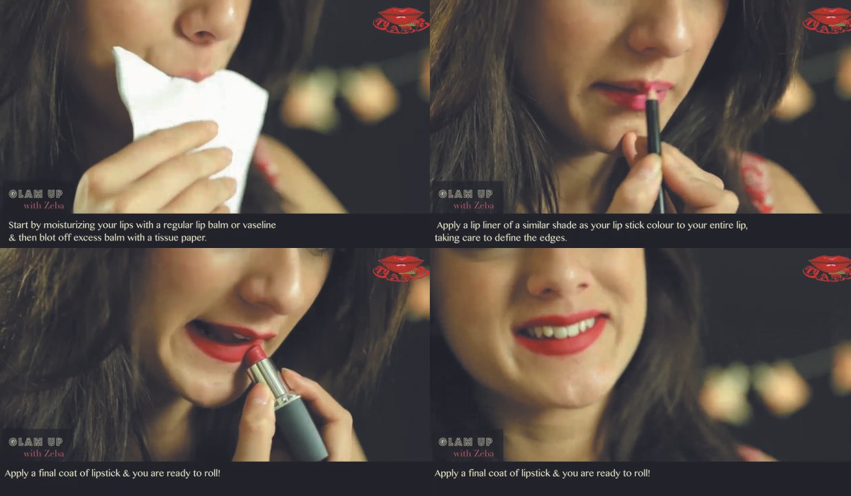How To Apply Long Lasting Lipstick