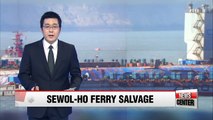 Salvage operation continues on sunken Sewol-ho ferry