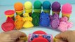 Rainbow Colours Play Doh Sparkle Balls Animals with Assorted Molds Fun and Creative for Ki