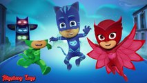 PJ Masks Catboy Owlette Gekko as Superheroes Superman Hulk Wonder Woman Fun Videos For Kid