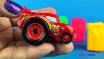 PLAYDOH SURPRISE EGGS UNBOXING DISNEY CARS LIGHTNING MCQUEEN MICKEY MOUSE MINIONS LALALOOP