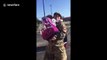US Air Force man surprises daughter after 6 months deployment