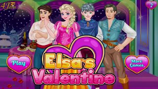 La Princesa de Disney, Elsa, Anna y Kristoff de san Valentín Fecha de Vestir y Juego de Maquillaje para Niños