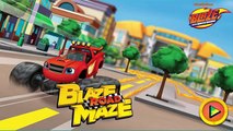 Nick Jr | Blaze and The Monster Machines Games | Blaze Road Maze | Dip Games for Kids - 1080p