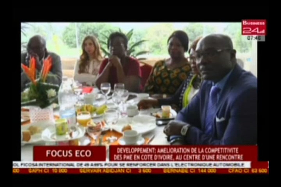 Focus Eco  développement amelioration de la compétitive des PME en Cote d'Ivoire, au centre d'une rencontre
